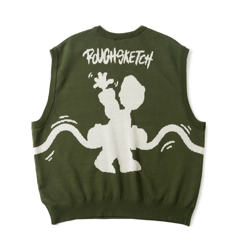 ROUGH KNIT VEST (BACKYARD)