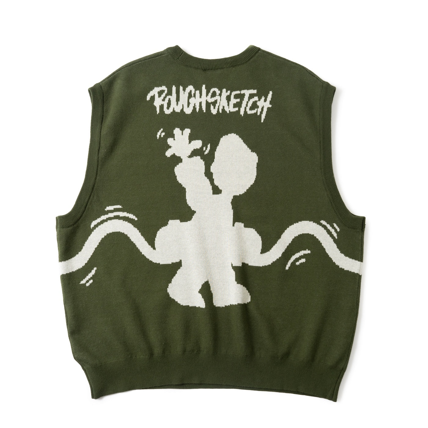 ROUGH KNIT VEST (BACKYARD)