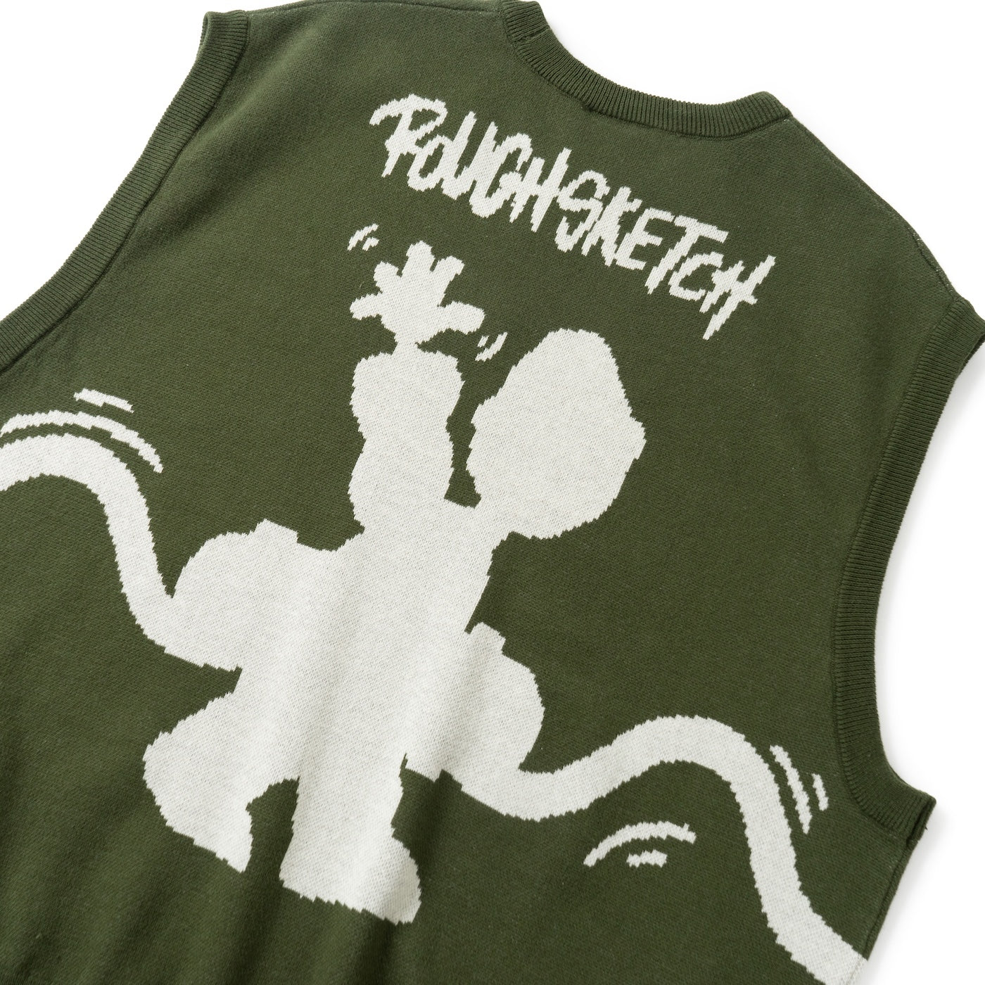 ROUGH KNIT VEST (BACKYARD)