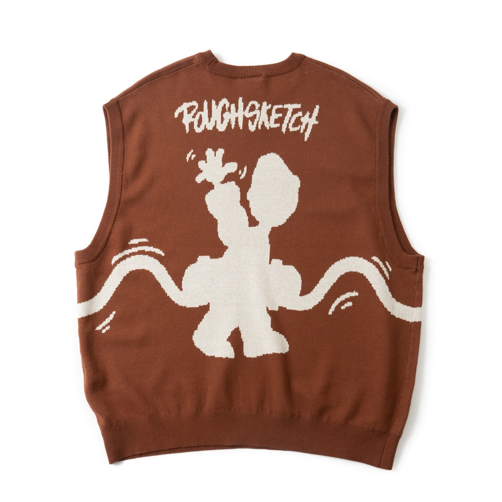 ROUGH KNIT VEST (BACKYARD)
