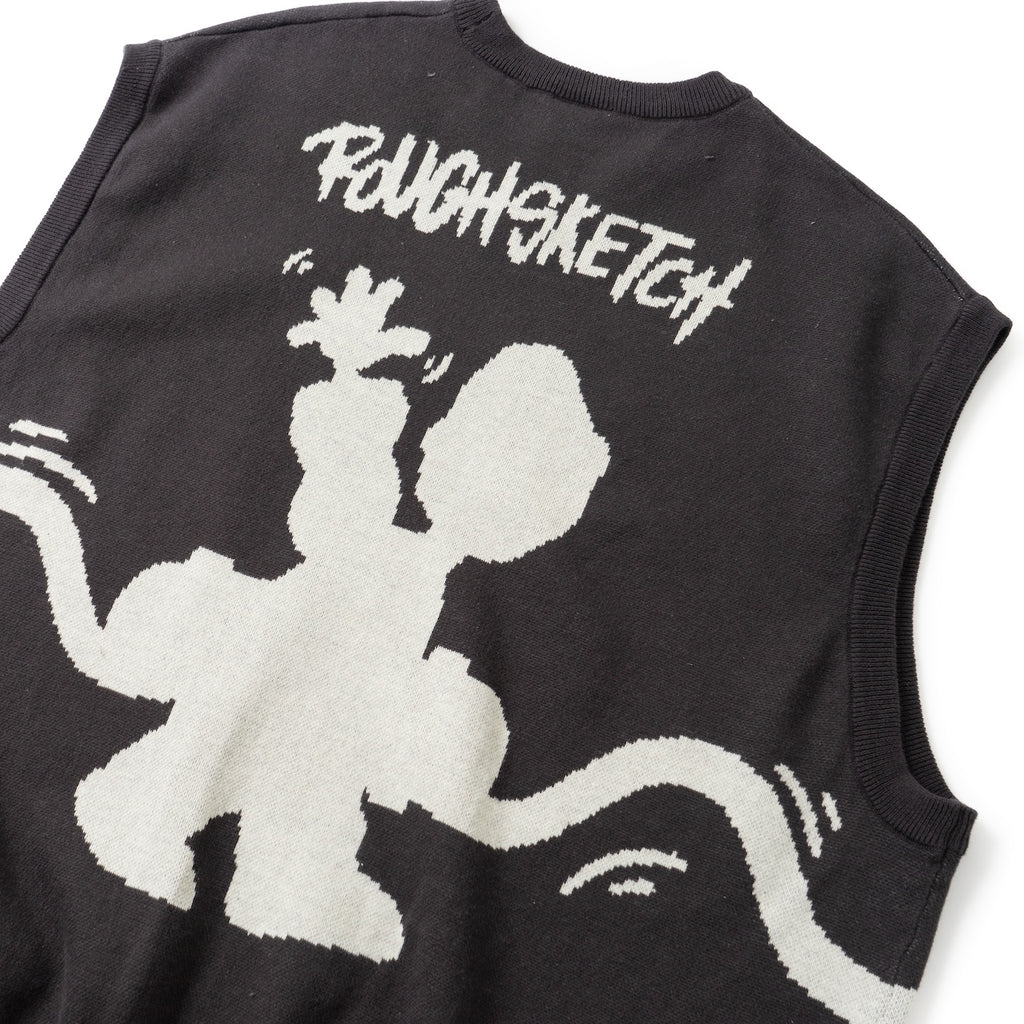 ROUGH KNIT VEST (BACKYARD)