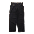 ROUGH VINYL DENIM PANTS