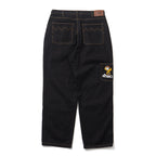 ROUGH VINYL DENIM PANTS