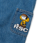 ROUGH VINYL DENIM PANTS