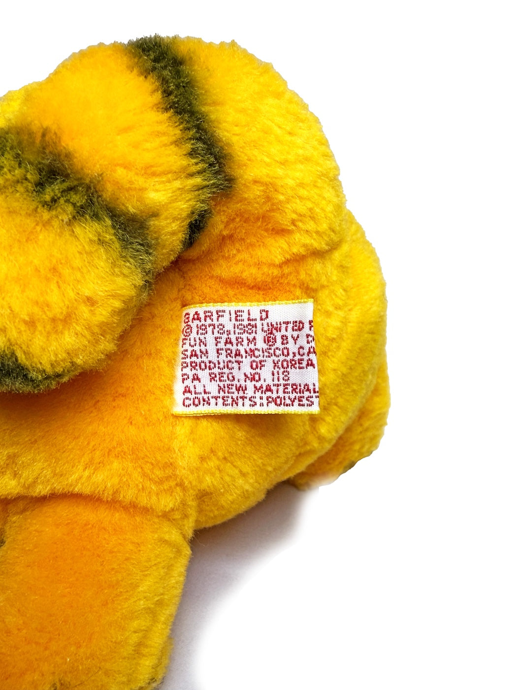 GARFIELD VINTAGE PLUSH "BASEBALL"