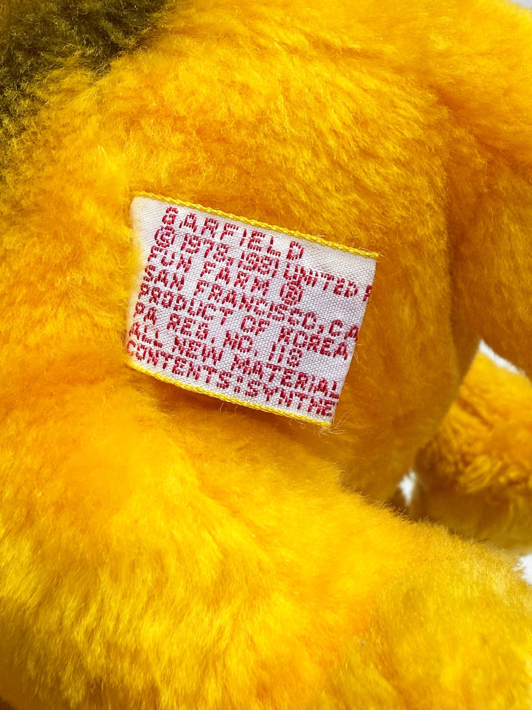 GARFIELD VINTAGE PLUSH