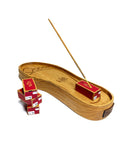 WOODEN OUTSOLE TRAY & INCENSE HOLDER