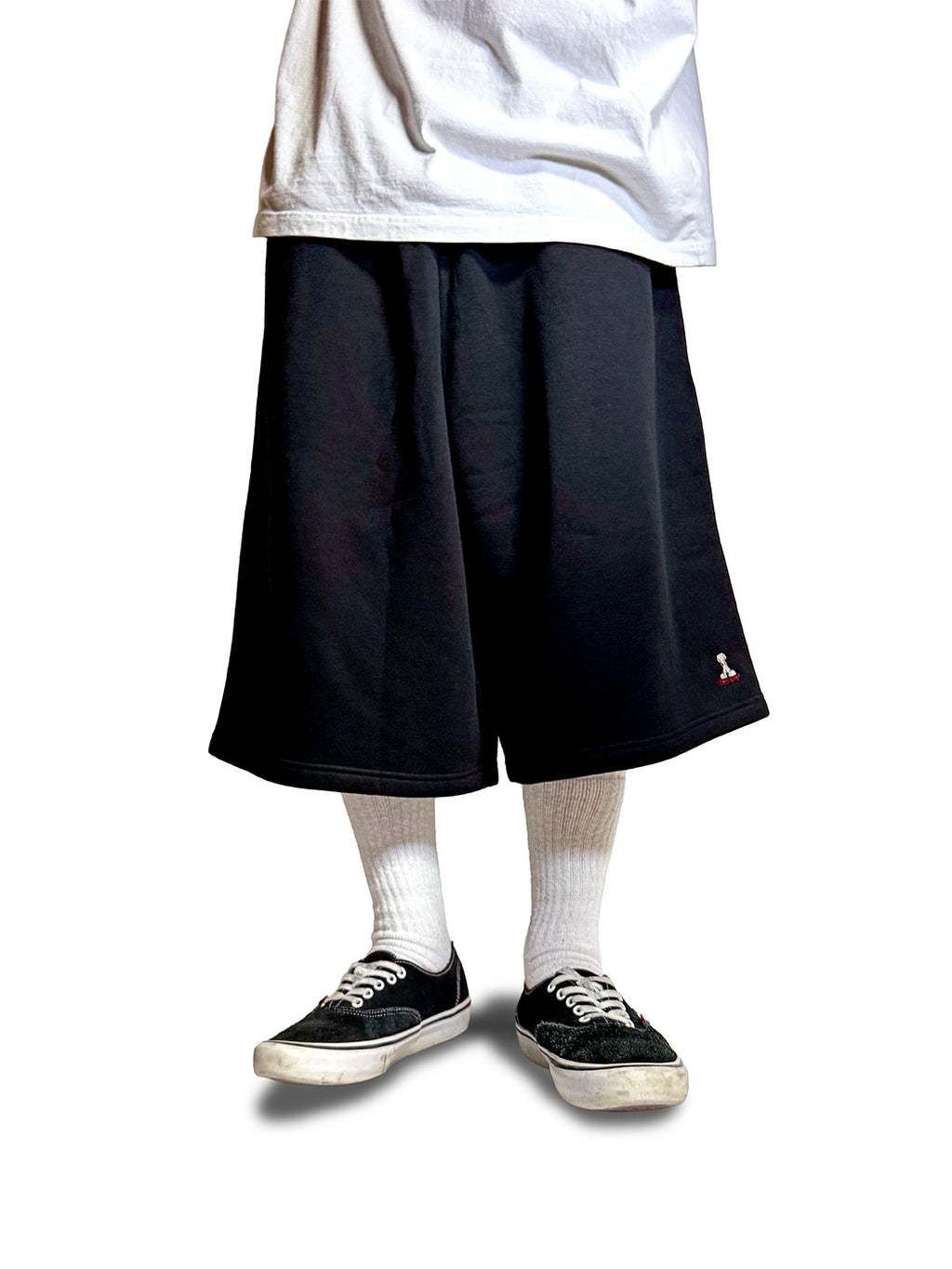 ROUGH BAGGY SWEAT SHORTS