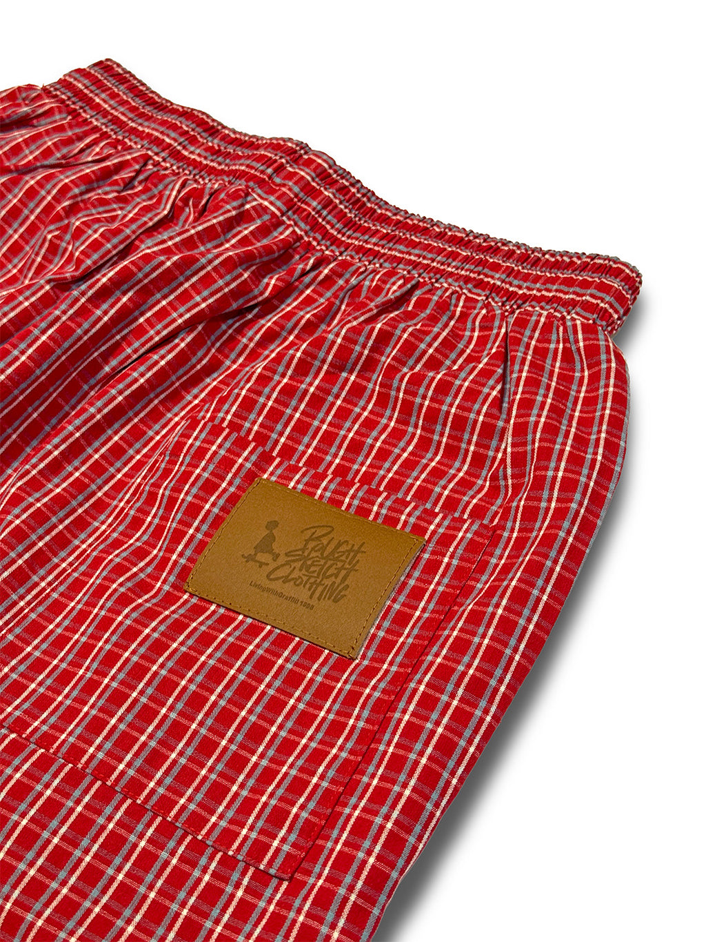 ROUGH CHECKER BAGGY SHORTS