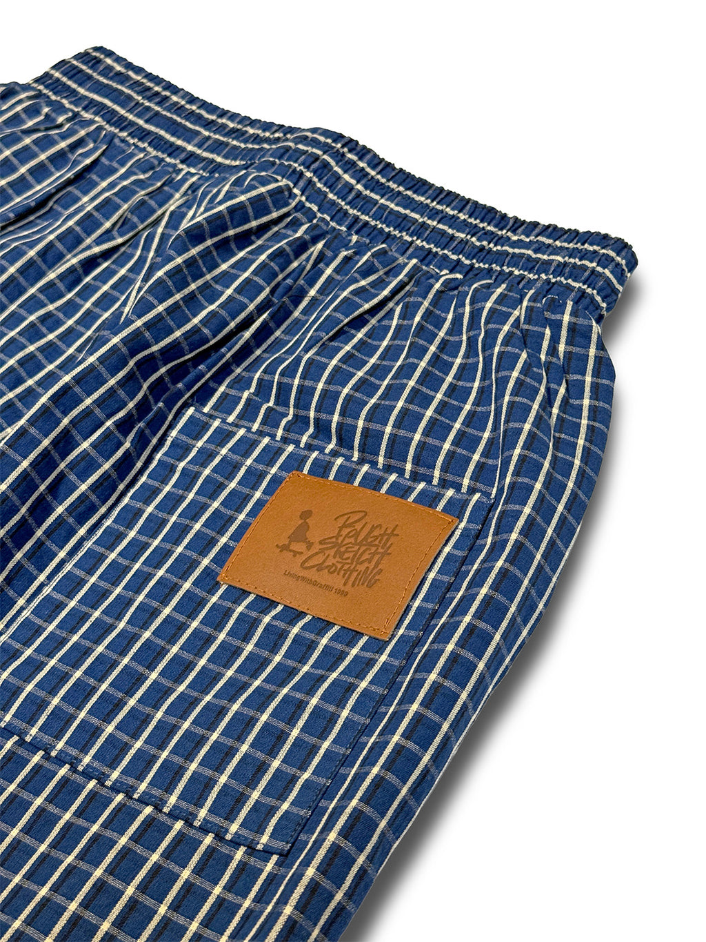 ROUGH CHECKER BAGGY SHORTS