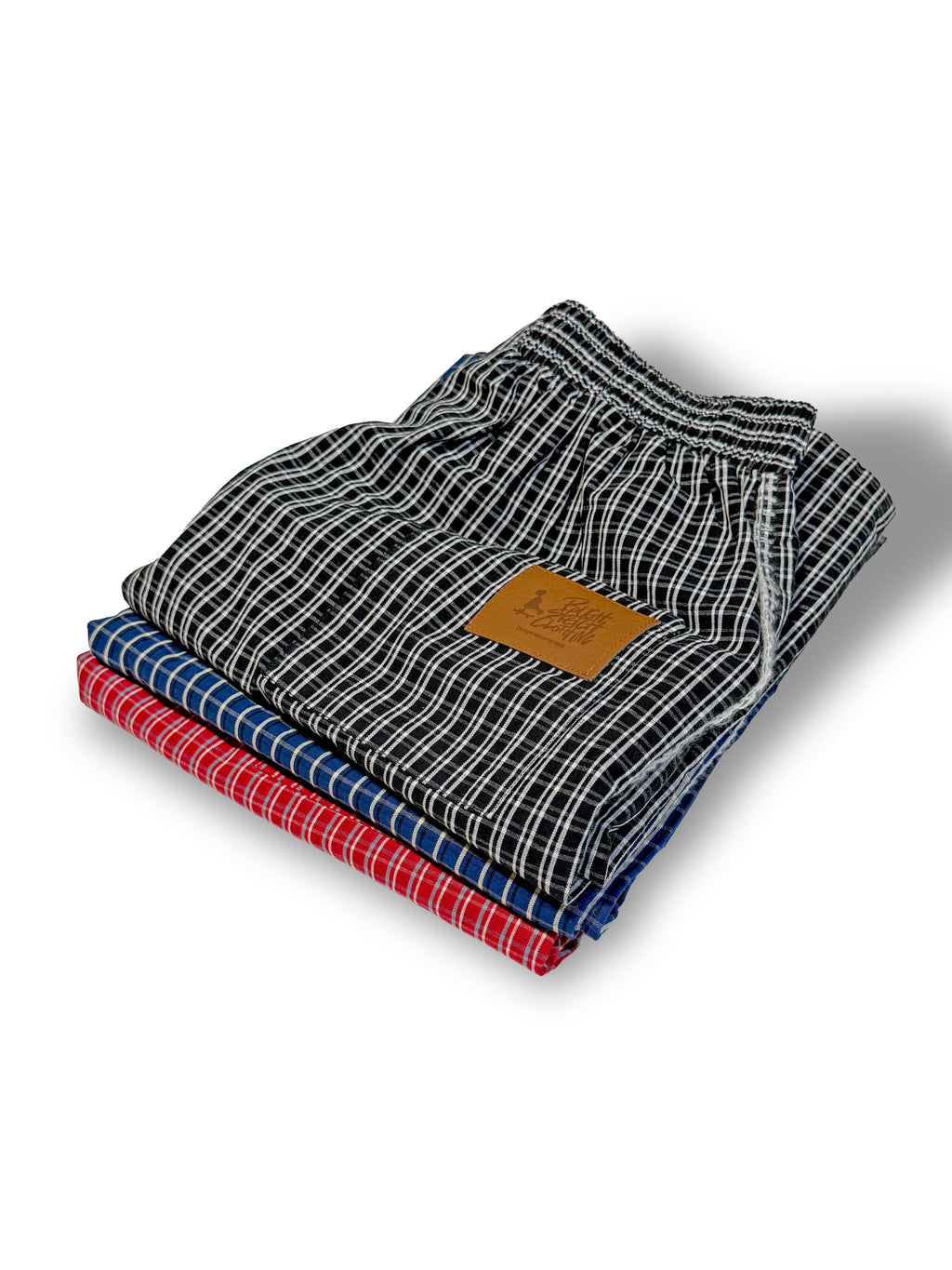 ROUGH CHECKER BAGGY SHORTS