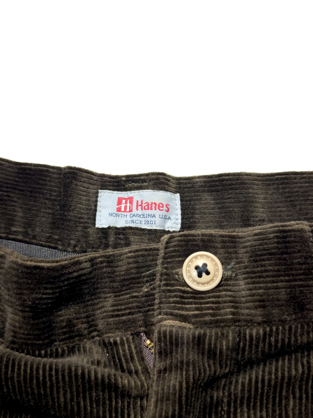 2000s HANES WIDE CORDUROY TROUSERS PANTS