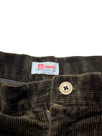 2000s HANES WIDE CORDUROY TROUSERS PANTS