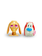 1993 REN&STIMPY CANDY CONTAINER SET FIGURE
