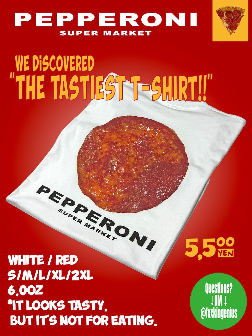 [PRE-ORDER] PEPPERONI S/S TEE
